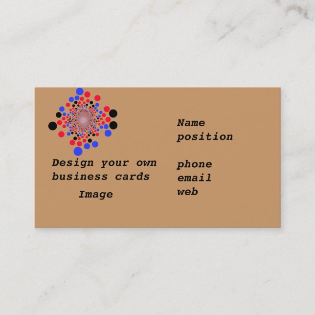 Business cards Design Your Own (Front)