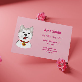Business Cards for a dog walker / dog sitter