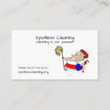 Business Cards for Cleaning Companies
