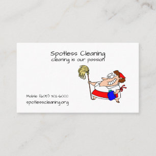 Business Cards for Cleaning Companies