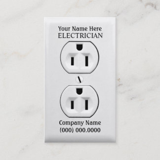 Business Cards For Electricians