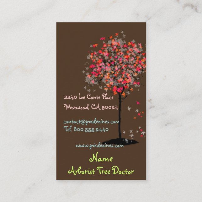 Business cards for landscape architects (Front)