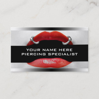 Business Cards For Lip Piercing | Body Piercing