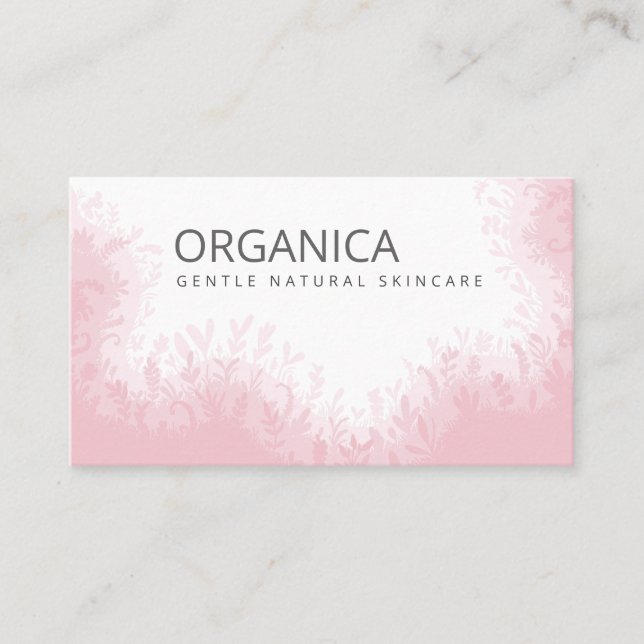 Business Cards For Natural Skin Care (Front)