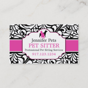 Business Cards For Pet Sitters   Dog Walkers