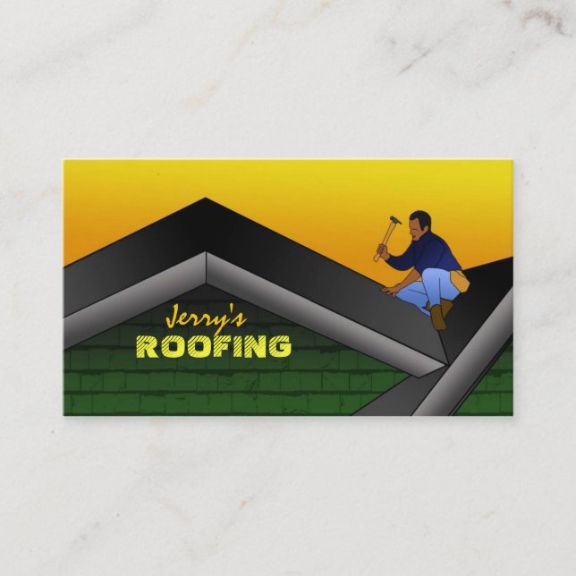 Business Cards for Roofers (Front)