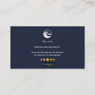 Business Cards Google Reviews QR Code Link