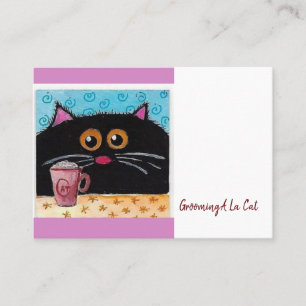 Business Cards, Grooming Cat Paws Business Cards