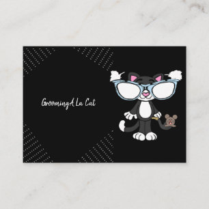 Business Cards, Grooming Cat Paws Business Cards