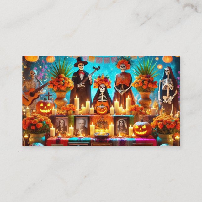 Business cards halloween party  (Front)