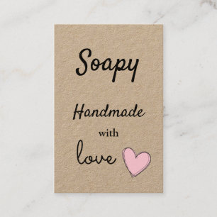 Business Cards - Handmade With Love Design 2