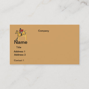 BUSINESS cards HORSE RIDING  DESIGN