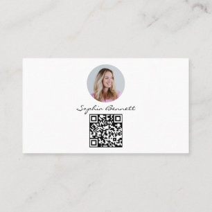 Business Cards Instagram Photo QR Followers