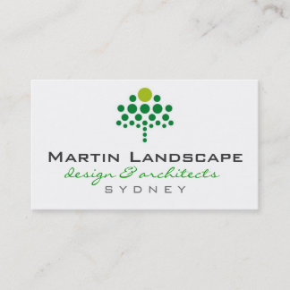 business cards > landscaper  [green : lime]