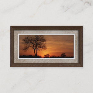 Business Cards - Picture Frame Style 01 (brown)