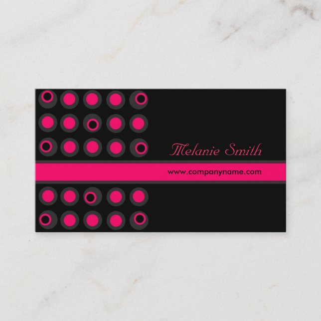 Business Cards - Retro Dots (Front)