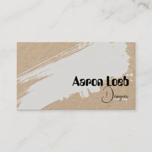 Business Cards   Rustic Kraft Elegant with QR Code