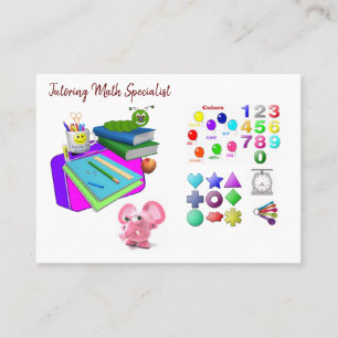 Business Cards, School Tutoring Business Cards