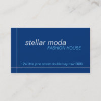 business cards > stellar moda [navy+blue]
