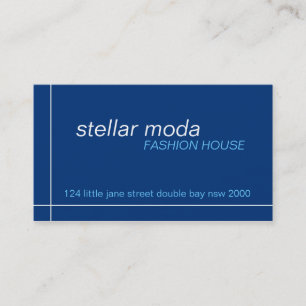 business cards > stellar moda [navy+blue]