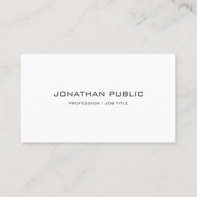 Business Cards Template Modern Elegant Design (Front)