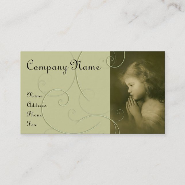 Business Cards - Vintage Child (Front)