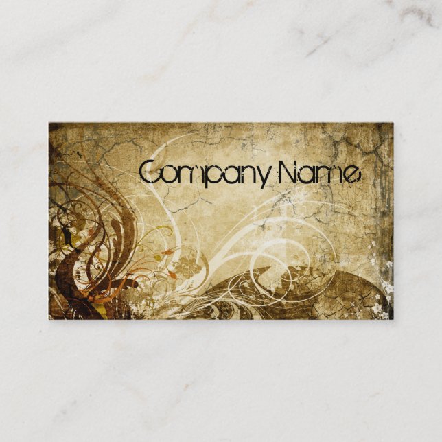 Business Cards - Vintage Vine design (Front)