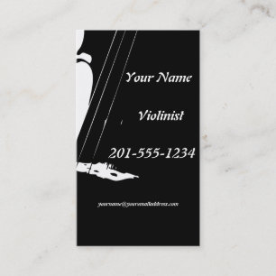 Business Cards-Violin/Strings Card