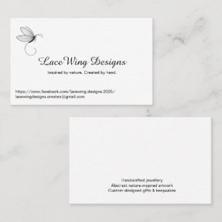 Business cards with a delicate touch
