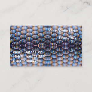 Business Cards with Honeycomb Design