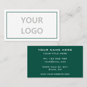 Business Cards with Logo Your Colours and Fonts
