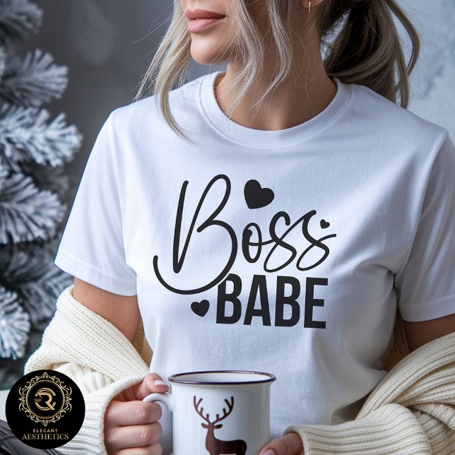 Business Casual Graphic Tee - Boss Babe  (Creator Uploaded)