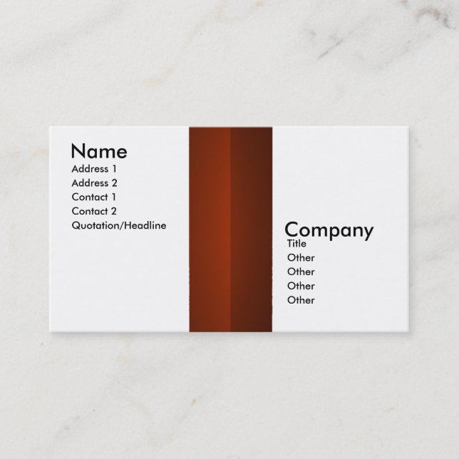 Business Centre Collection Business Card (Front)