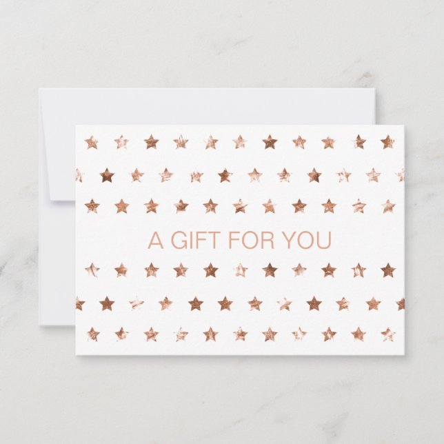 BUSINESS  CERTIFICATE Glitter Stars (Front)