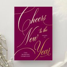 Business Cheers to the New Year