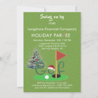 Business Christmas Golf Theme Party Par-Tee