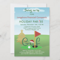 Business Christmas Golf Theme Party Par-Tee 
