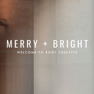 Business Christmas   Merry and Bright Welcome