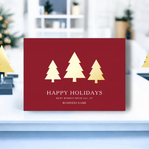 Business Christmas Modern Dark red minimal