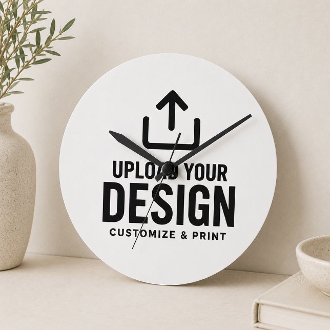 Business Company Branded Personalised Custom  Large Clock (Creator Uploaded)