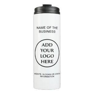 Business Company Corporate Professional Your Logo Thermal Tumbler