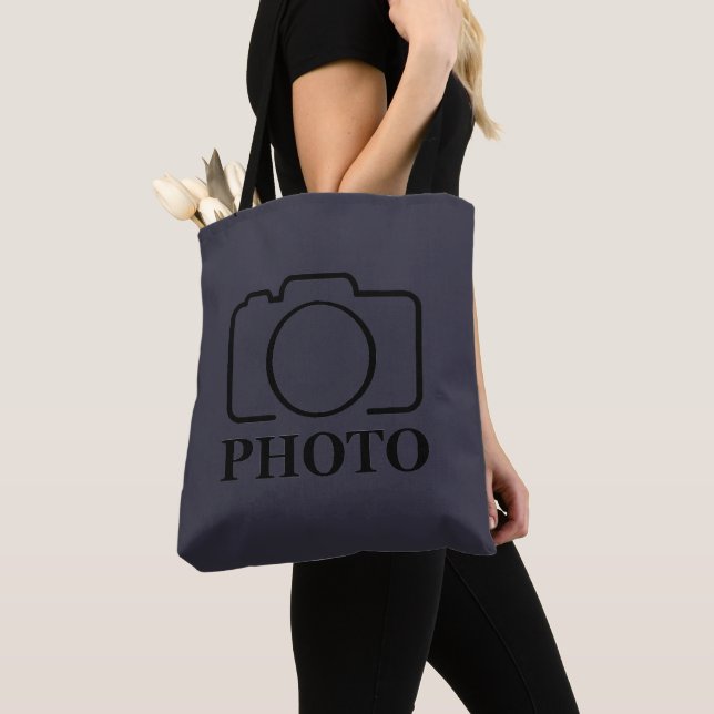 Business Company Create Your Own Custom Template Tote Bag (Close Up)