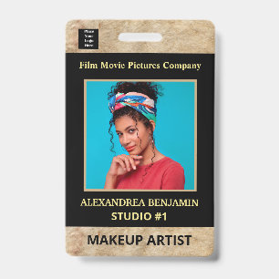 Business Company Employee Photo Logo Custom ID Badge