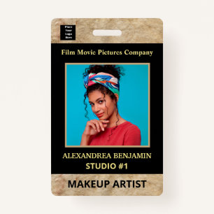 Business Company Employee Photo Logo Custom ID Badge