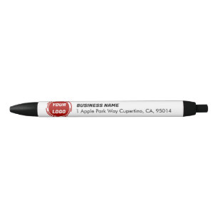 Business Company Logo CUSTOM Black Ink Pen