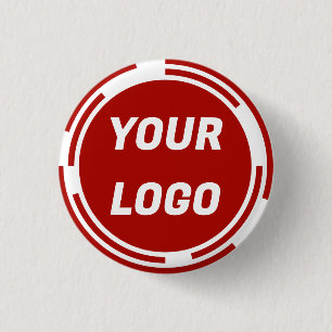 Business Company Logo CUSTOMIZABLE Pins