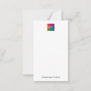 Business Company Logo Name Here Modern Vertical Card