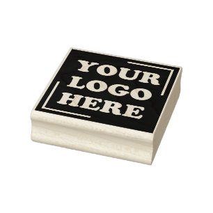 Business Company Logo Promo Rubber Stamp