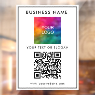 Business Company Logo QR Code Modern Elegant Best