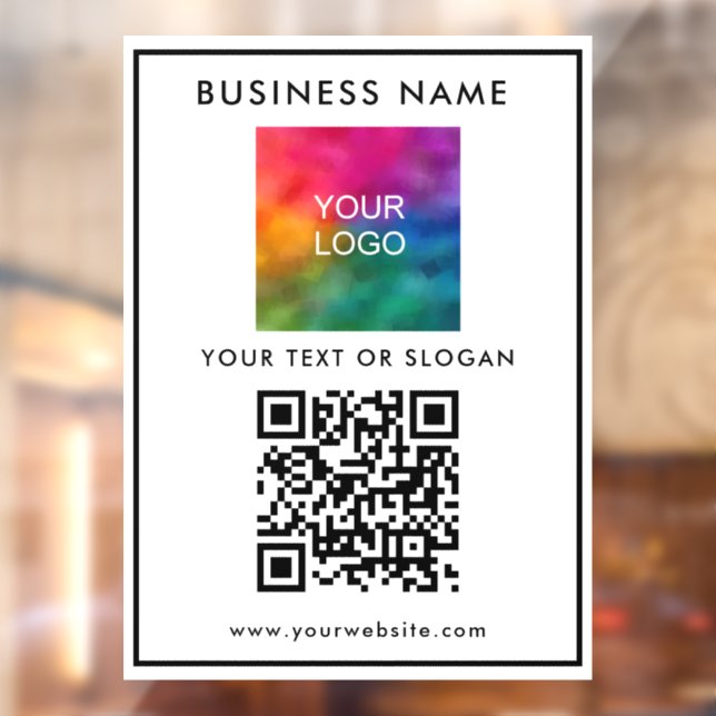 Business Company Logo QR Code Modern Elegant Best (Sheet 2)